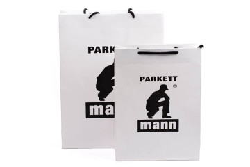 Papierová taška s potlačou - sieťotlač;Papírová taška s potiskem - sítotisk