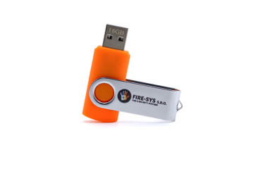USB kľúč s potlačou - UV potlač;USB klíč s potiskem - UV potisk