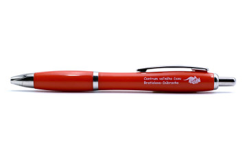 Plastové pero s potlačou - UV potlač;Plastové pero s potiskem - UV potisk