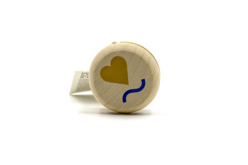 Drevené jojo s tampónovou potlačou;Dřevěné jojo s tamponovým potiskem;