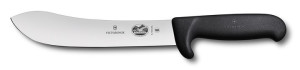 Fibrox Safety Nose butcher knife, normal cut, black, 18cm - Reklamnepredmety