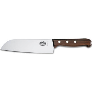 chef's knife SANTOKU, rosewood handle, stainless - Reklamnepredmety
