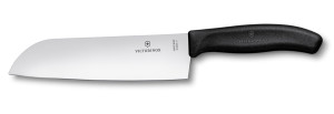 SwissClassic, Santoku knife, normal, 17 cm, black - Reklamnepredmety