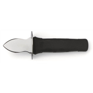 oyster knife, black nylon handle - Reklamnepredmety