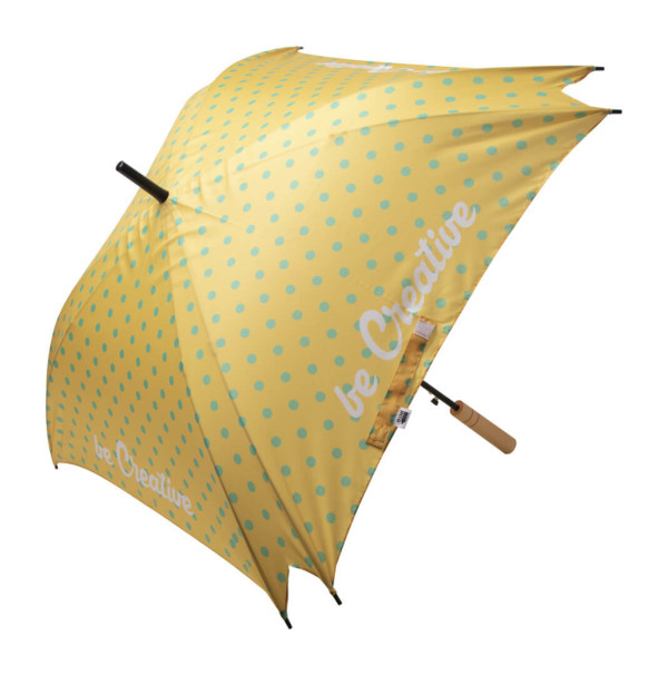 CreaRain Square RPET individueller Regenschirm