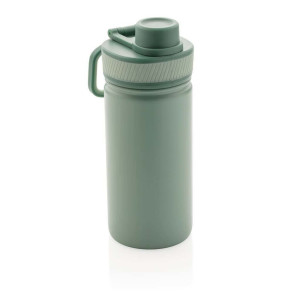 Sport Vakuum-Flasche aus Stainless Steel 550ml, grün - Reklamnepredmety