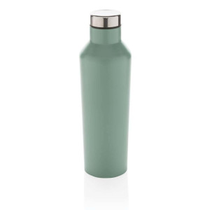 Moderne Vakuum-Flasche aus Stainless Steel, grün - Reklamnepredmety