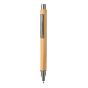 Slim Design Bambus Stift, braun - Reklamnepredmety