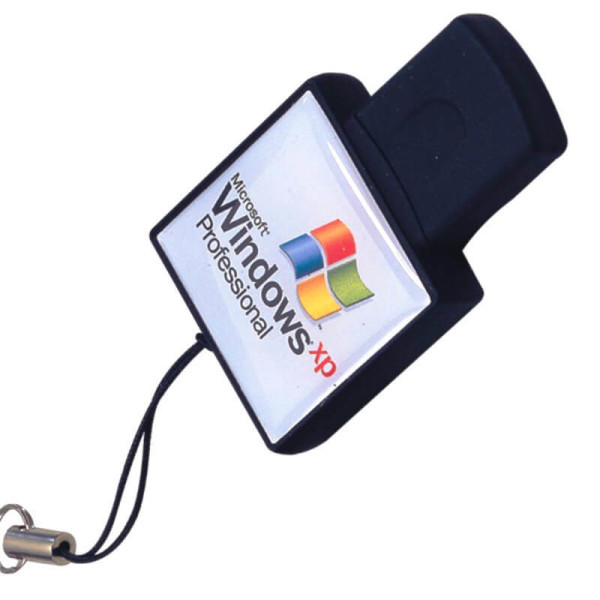 USB-STICK MIT EPOXIDLOGO - QUADRAT