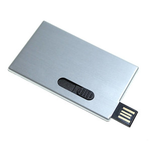 USB-STICK KARTE METALL - Reklamnepredmety