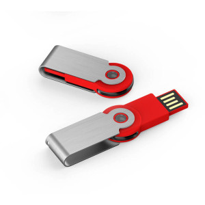 TWISTER MINI USB-STICK MIT LED-BELEUCHTUNG, USB 2.0 ODER 3.0 - Reklamnepredmety