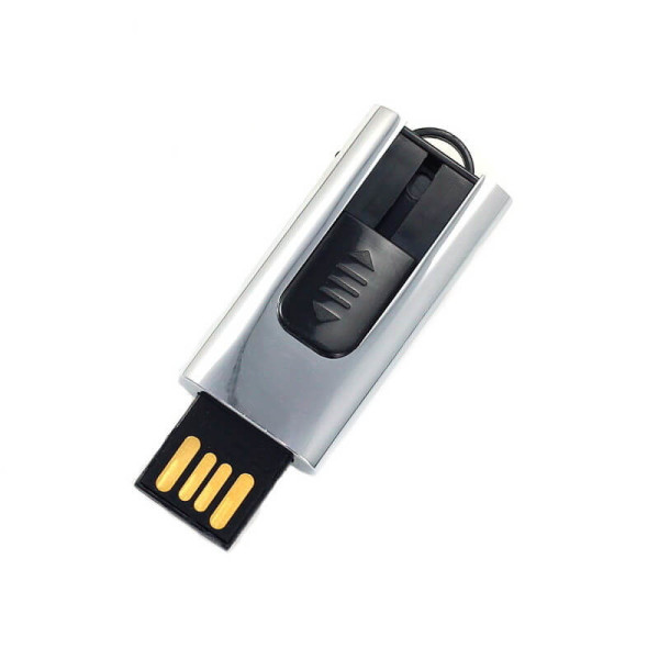 AUSZIEHBARER METALL USB-STICK MINI