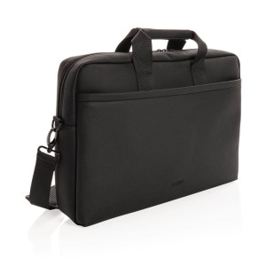 Swiss Peak Deluxe PU Laptop-Tasche, PVC-frei, schwarz - Reklamnepredmety