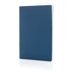 Impact Softcover A5 Notizbuch mit Steinpapier, blau - Reklamnepredmety