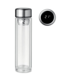 Fľaša z borosilikátového skla POLE GLASS - Reklamnepredmety