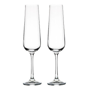 Zwei Champagnergläser, tschechisches Glas VS WANGI - Reklamnepredmety