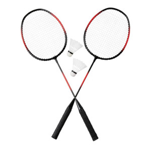Badminton-Set, schwarz - Reklamnepredmety