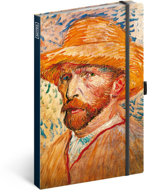 Notes Vincent van Gogh, linajkovaný, 13 × 21 cm - Reklamnepredmety