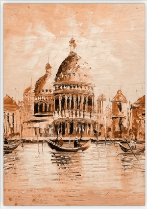Drevený obraz Venezia II. - Reklamnepredmety