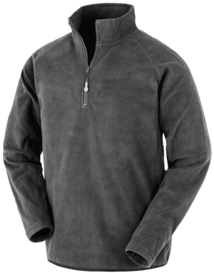 Mikrofleecový sveter s 1/4 zipsom - Reklamnepredmety
