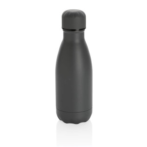 Solid Color Vakuum Stainless-Steel Flasche 260ml, grün - Reklamnepredmety