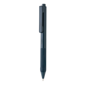 X9 Solid-Stift mit Silikongriff, navy blau - Reklamnepredmety