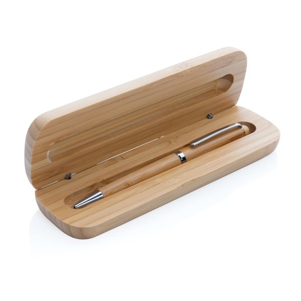 Bamboo Stift in einer Box, braun
