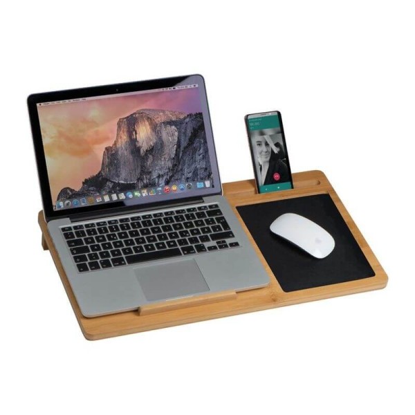 Podložka pod notebook s podložkou pod myš a držiakom na mobil