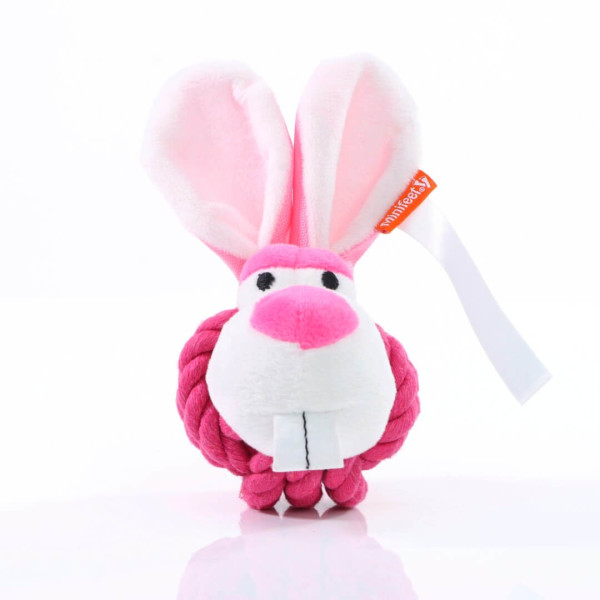 MiniFeet® Dog Toy Knotted Animal Rabbit