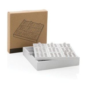 FSC-Holz-Sudoku-Spiel, weiß - Reklamnepredmety
