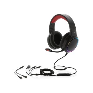 RGB Gaming Headset, schwarz - Reklamnepredmety