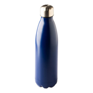INUVIK 700 ml vacuum bottle, dark blue - Reklamnepredmety