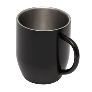 NIGHT GOODY stainless steel thermo mug 380 ml,  black - Reklamnepredmety