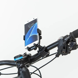 CELLBIKE mobile phone holder on wheel,  black - Reklamnepredmety