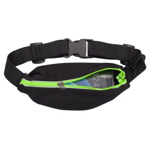 EASE sports kidney bag,  black/light green - Reklamnepredmety