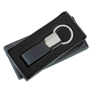 SHINY key ring,  black/silver - Reklamnepredmety
