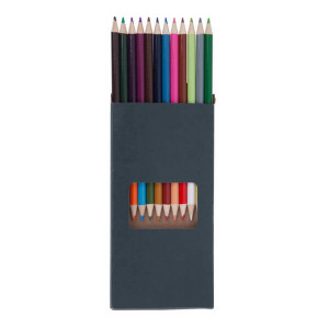 DUO set of crayons,  dark blue - Reklamnepredmety