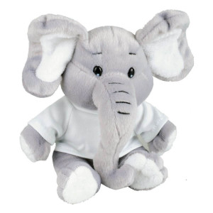ELEPHANT plush toy,  grey - Reklamnepredmety