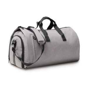 WINTON business travel bag with suit compartment, grey - Reklamnepredmety