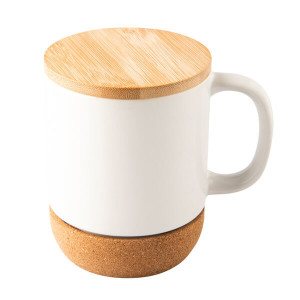 MAGGIANO ceramic mug 400 ml, white - Reklamnepredmety