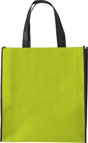 ASUKA Nákupní taška z netkané textilie s černými boky - Reklamnepredmety