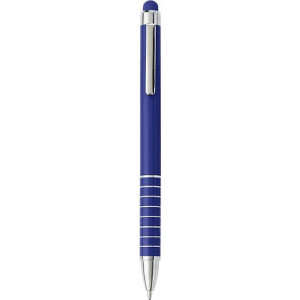 MENTAN Hliníkové lakované kuličkové pero, stylus, modrá náplň - Reklamnepredmety