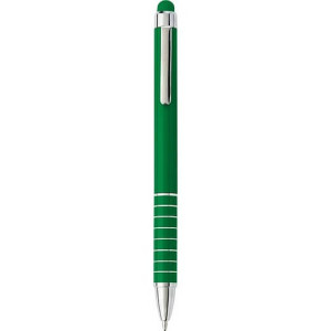 MENTAN Hliníkové lakované kuličkové pero, stylus, modrá náplň - Reklamnepredmety