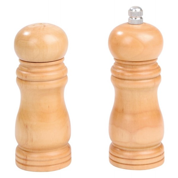 Salt shaker and pepper mill set DUO SPICE