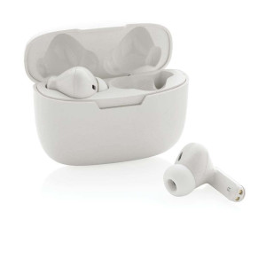 Liberty Pro TWS-Ohrhörer aus recyceltem RCS-ABS, weiß - Reklamnepredmety