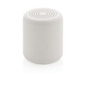 5W Wireless Speaker aus RCS recyceltem Kunststoff, weiß - Reklamnepredmety