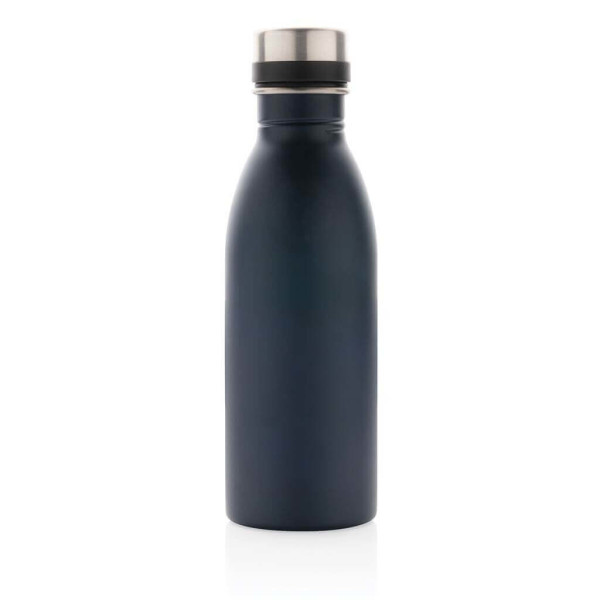 Deluxe Wasserflasche aus RCS recyceltem Stainless-Steel, blau