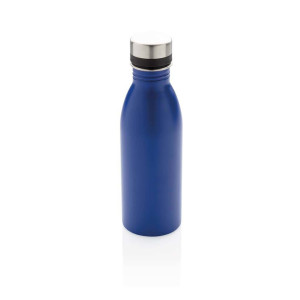 Deluxe Wasserflasche aus RCS recyceltem Stainless-Steel, blau - Reklamnepredmety