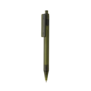 GRS rPET X8 transparenter Stift, grün - Reklamnepredmety