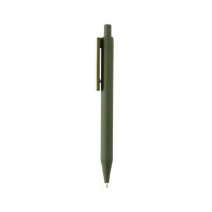 GRS rABS Stift mit Bambus-Clip, grün - Reklamnepredmety